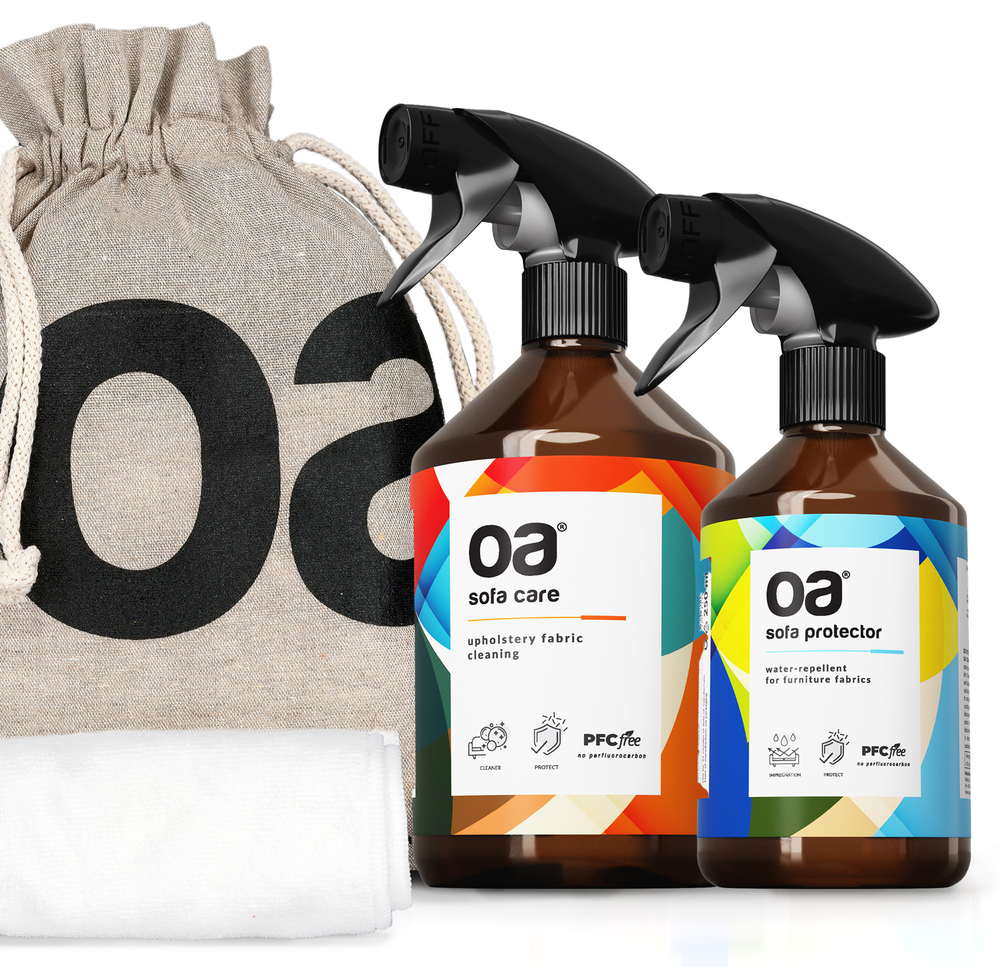 SELSEY Zestaw do czyszczenia i impregnacji tkanin meblowych OA Sofa ze ściereczką z mikrofibry