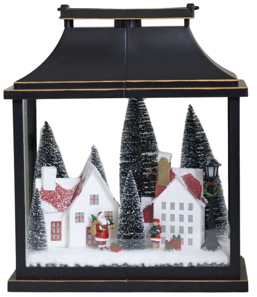 SELSEY Dekoracja świąteczna Qerred czarna z oświetleniem LED