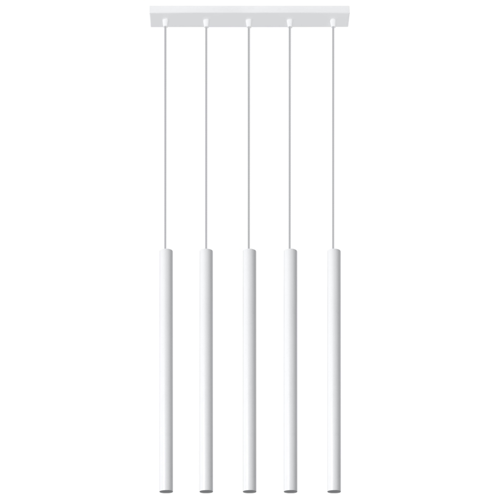 SELSEY Lampa wisząca Pastelo 5 biała