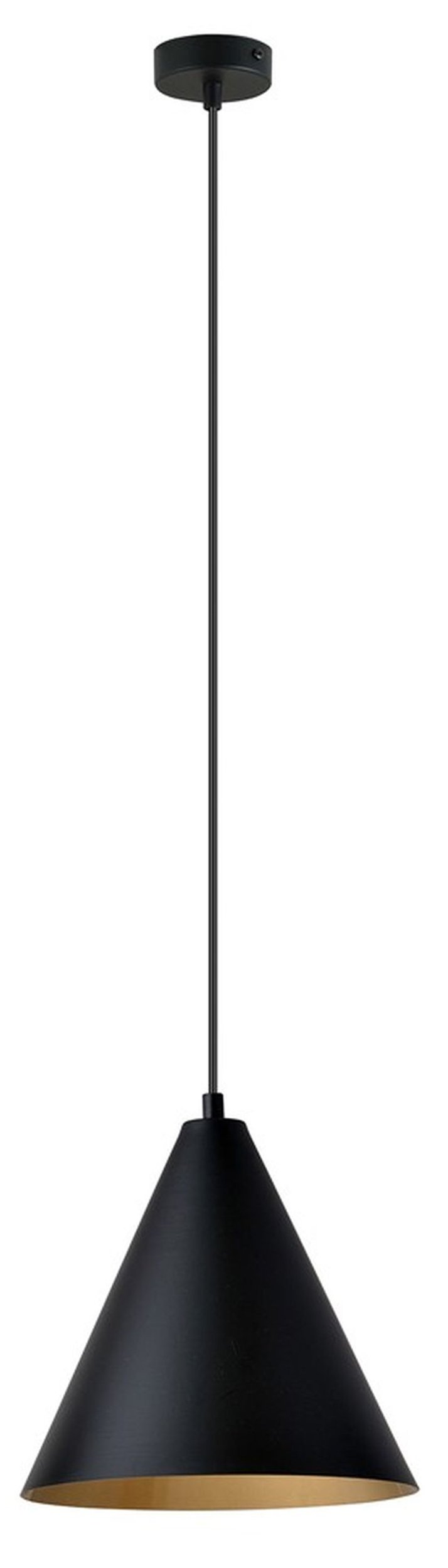 SELSEY Lampa wisząca Rebel czarno-złota x1