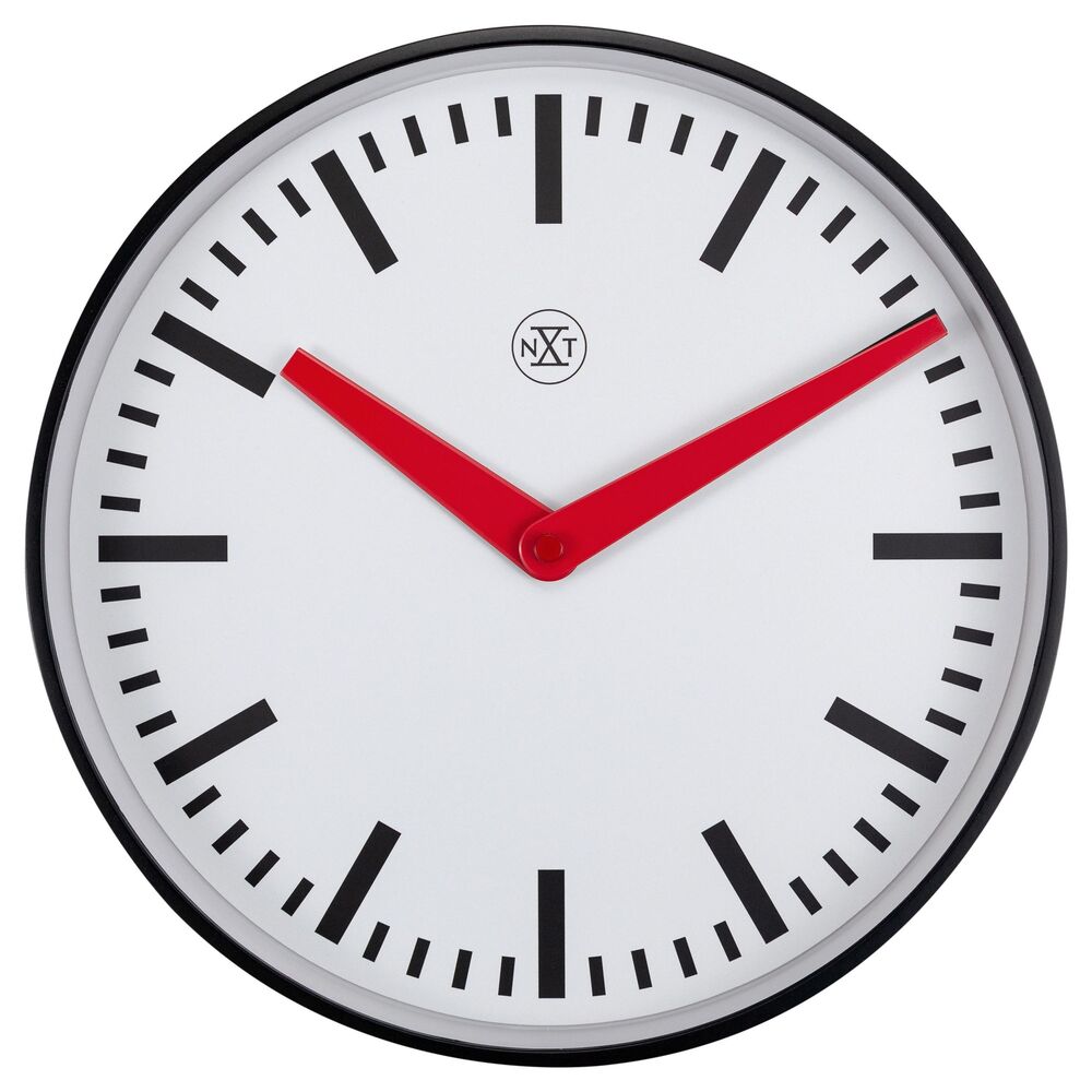 SELSEY Zegar ścienny Newcastle 25 cm biały