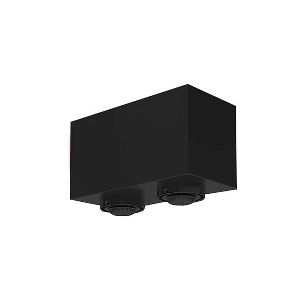 SELSEY Lampa sufitowa Boxie x2 LEGO czarna