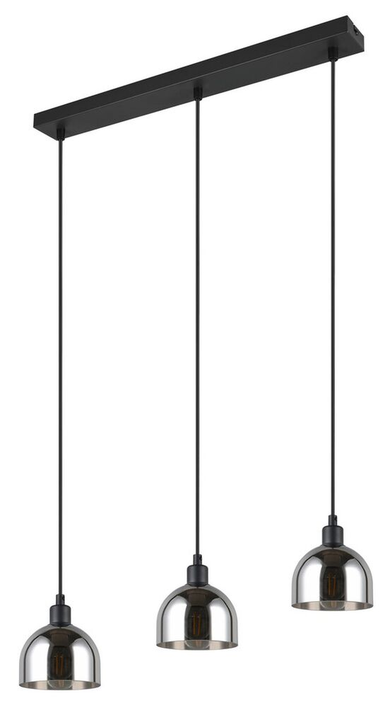 SELSEY Lampa wisząca Molly x3 czarna