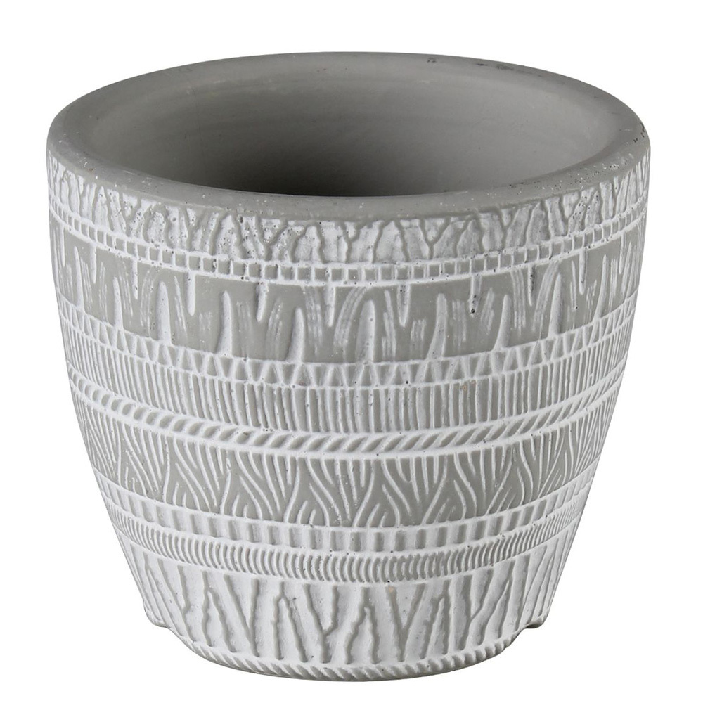 SELSEY Osłonka na doniczkę Sleued średnica 7 cm szara