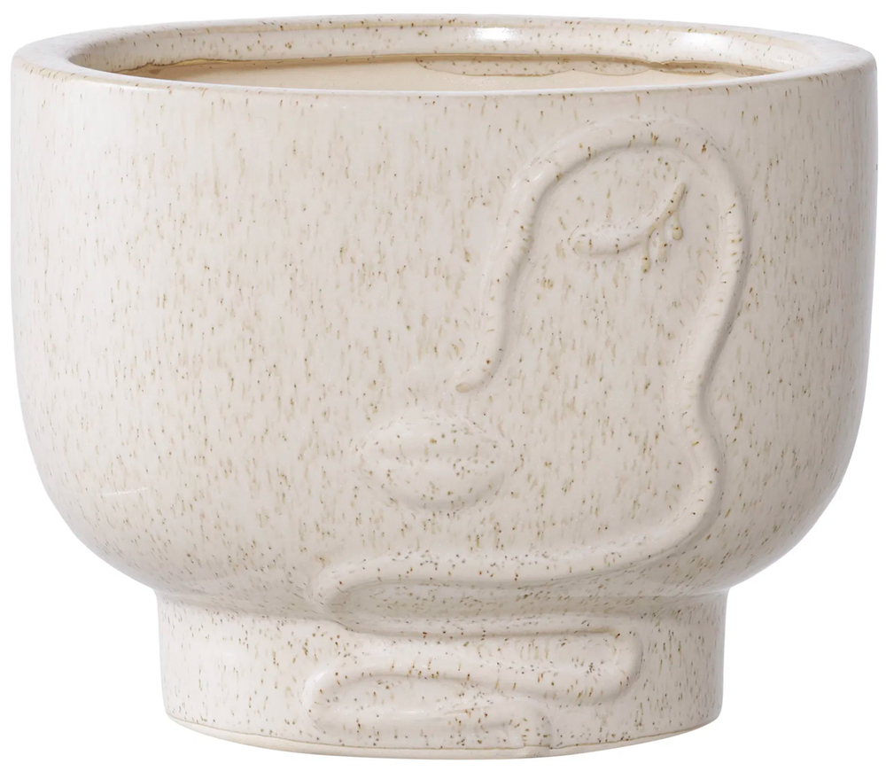 SELSEY Osłonka na doniczkę Colemits średnica 15 cm beżowa