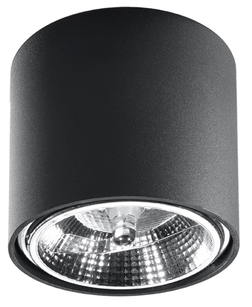 SELSEY Plafon Sellinet 12x11 cm czarny