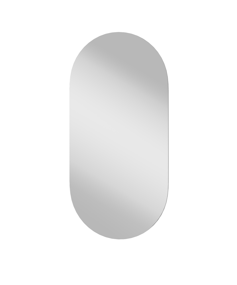 SELSEY Lustro ścienne owalne Harmony 45 x 90 cm kaszmir