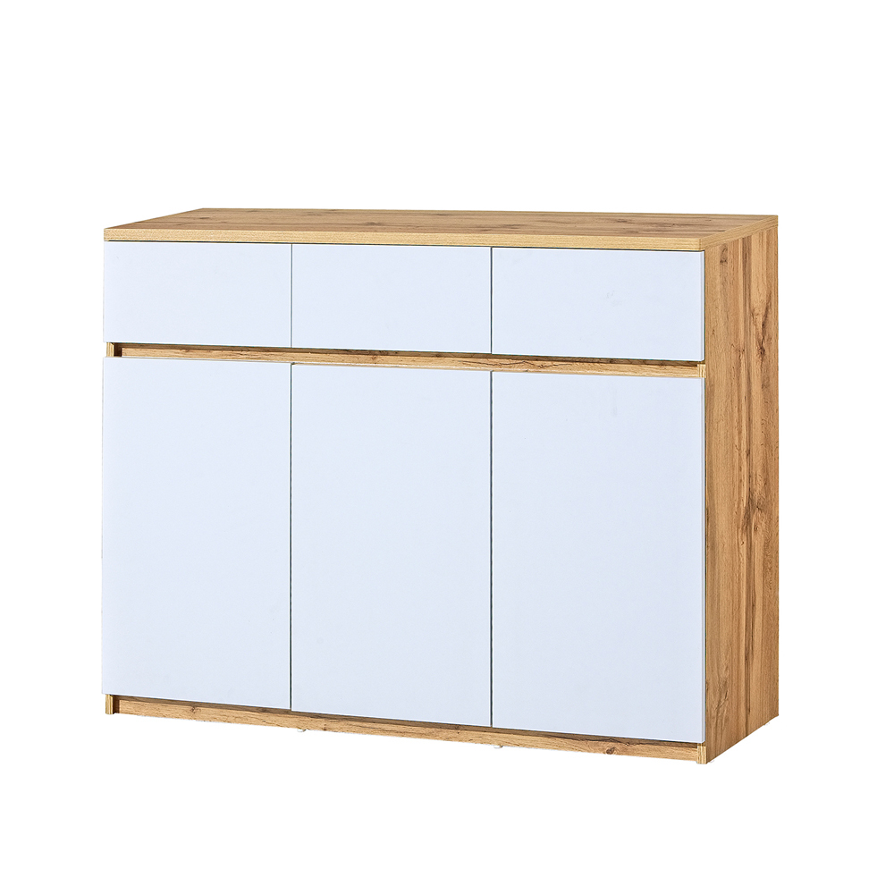 SELSEY Komoda trzydrzwiowa Dobie niska dąb wotan