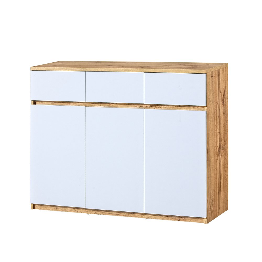 SELSEY Komoda trzydrzwiowa Dobie niska dąb wotan