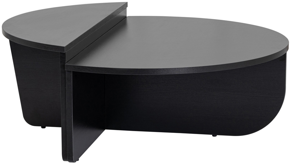 SELSEY Stolik kawowy Hypnesse o nieregularnym kształcie czarny