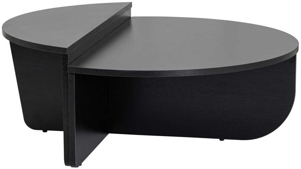 SELSEY Stolik kawowy Hypnesse o nieregularnym kształcie czarny