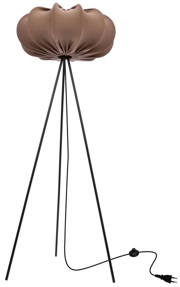 SELSEY Lampa podłogowa Cafee 147 cm mokka