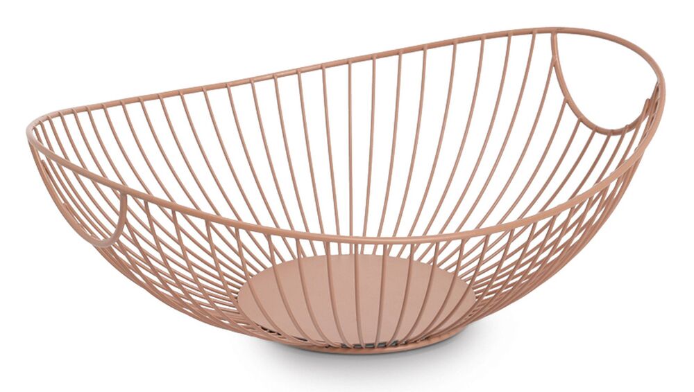 SELSEY Miska na owoce Rotenno brudny róż