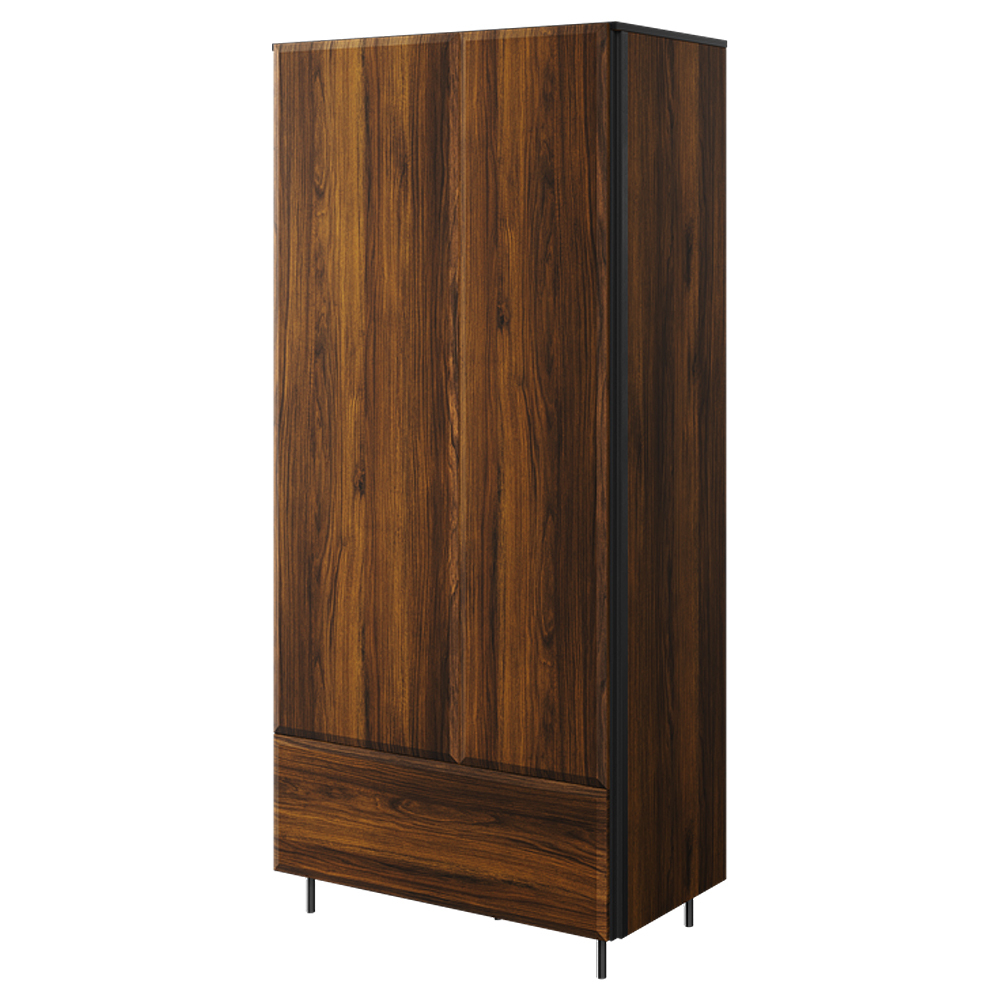 SELSEY Szafa dwudrzwiowa Borga z szufladą