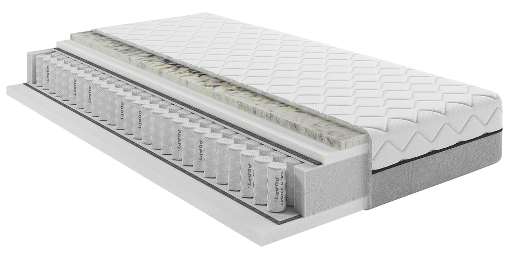 SELSEY Materac kieszeniowy 120x200 cm Calma z pianką Tiger i HR dwustronny