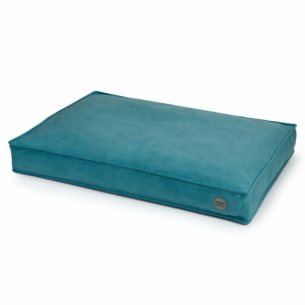 SELSEY Materac dla zwierząt Flopery ortopedyczny niebieski