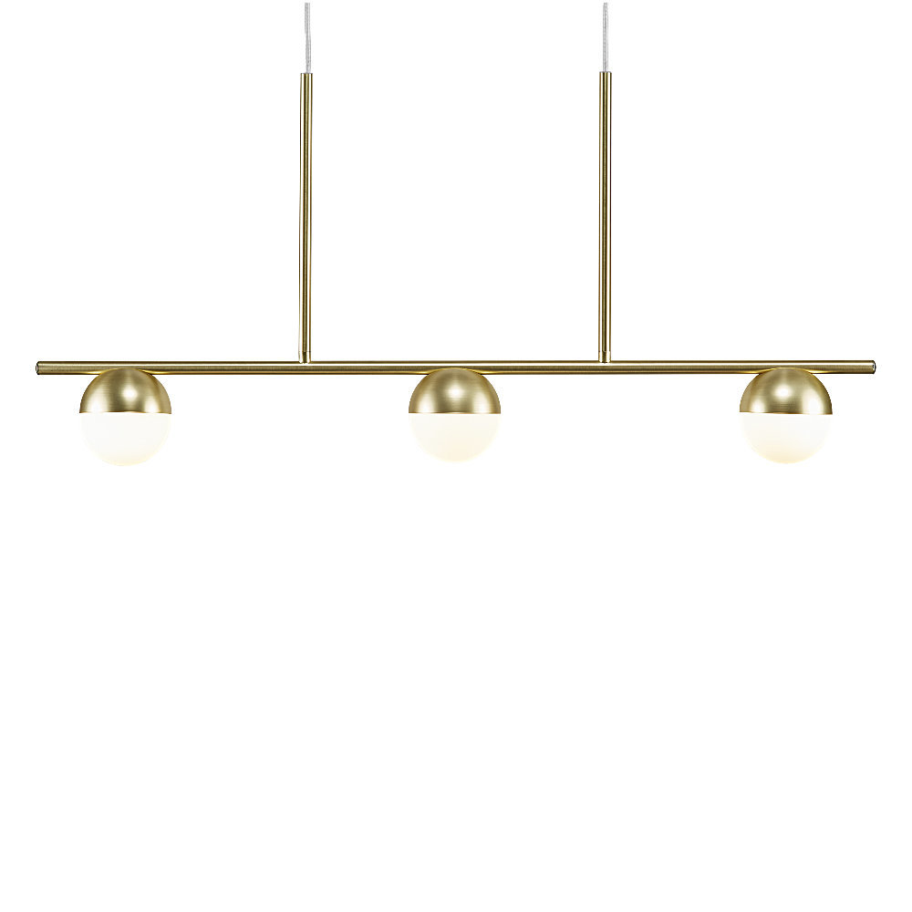 SELSEY Lampa wisząca Contina x3 złota