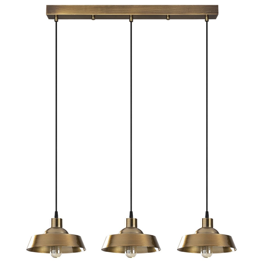 SELSEY Lampa wisząca Frodes x3 złota