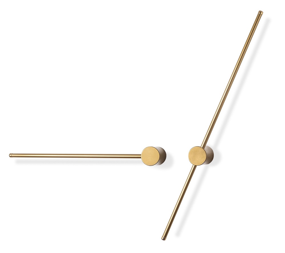 SELSEY Lampa ścienna Walriefle x2 złota