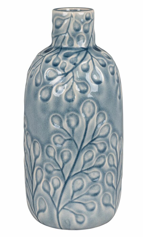 SELSEY Wazon ceramiczny Velas 26 cm niebieski