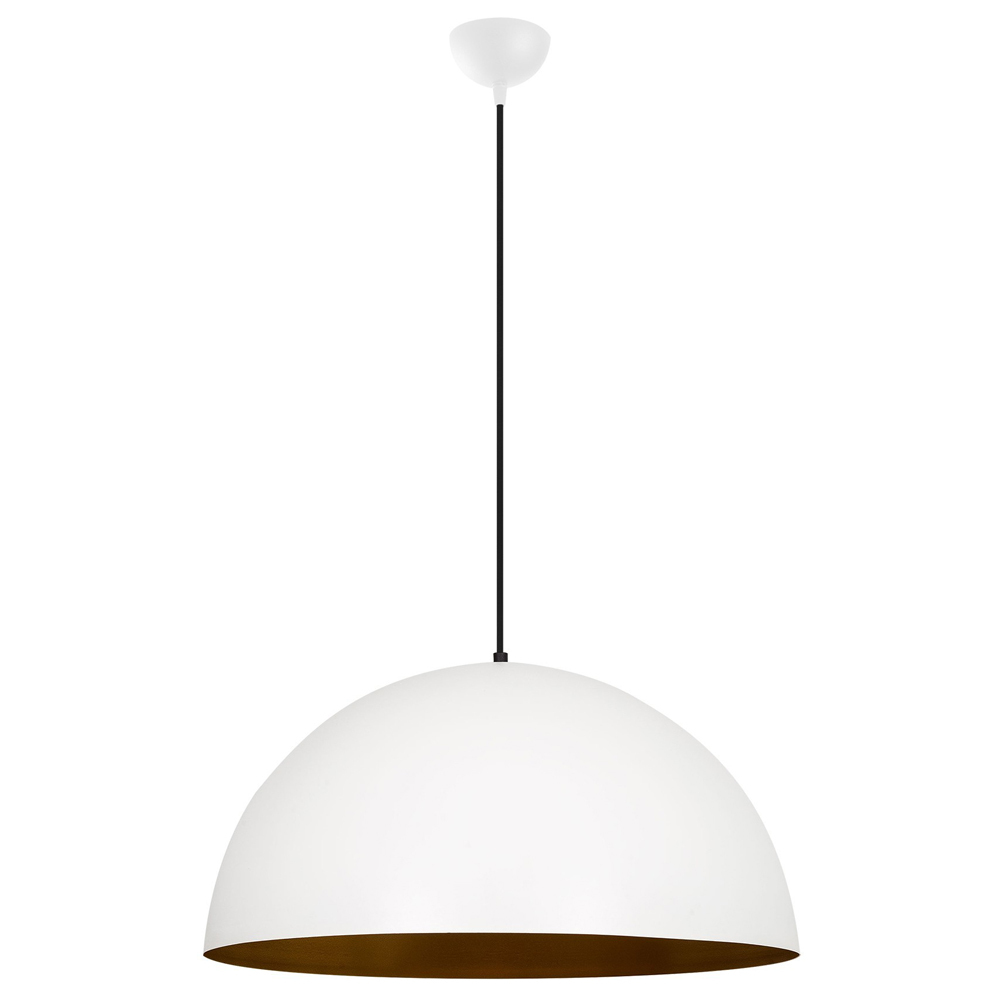 SELSEY Lampa sufitowa Rientaki średnica 60 cm biała