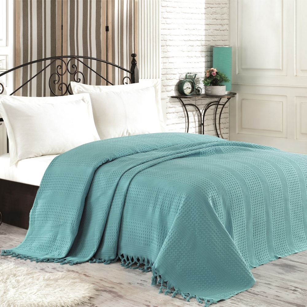 SELSEY Narzuta Singiel 220x240 cm morska