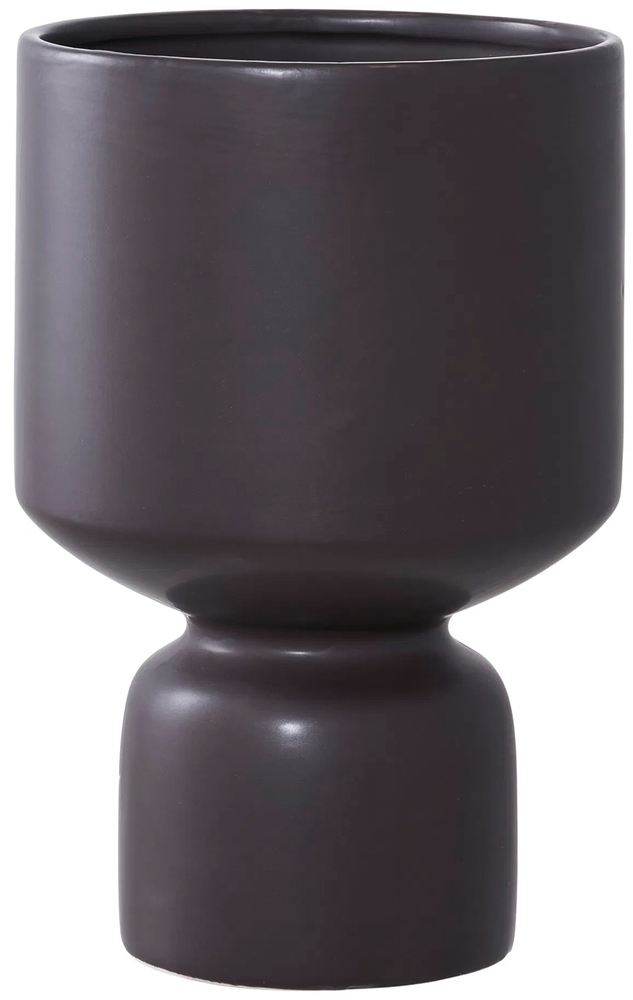 SELSEY Osłonka na doniczkę Colemits średnica 15 cm czarna