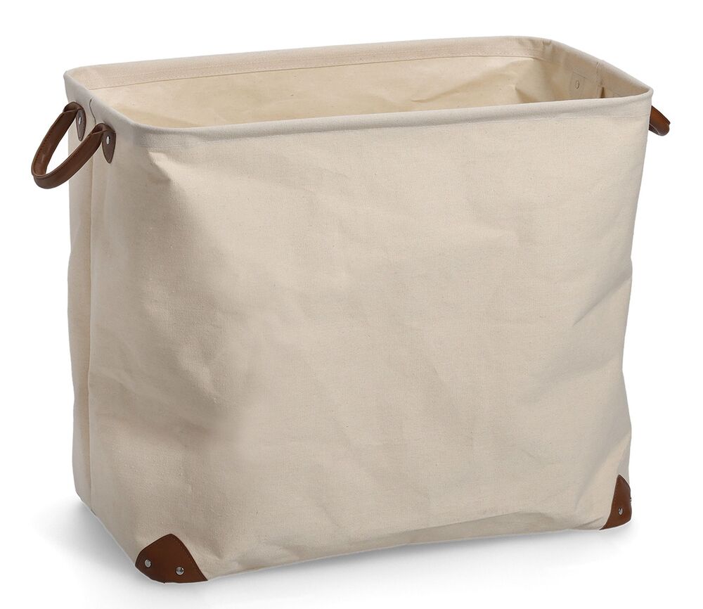 SELSEY Kosz na pranie Charilly beżowy