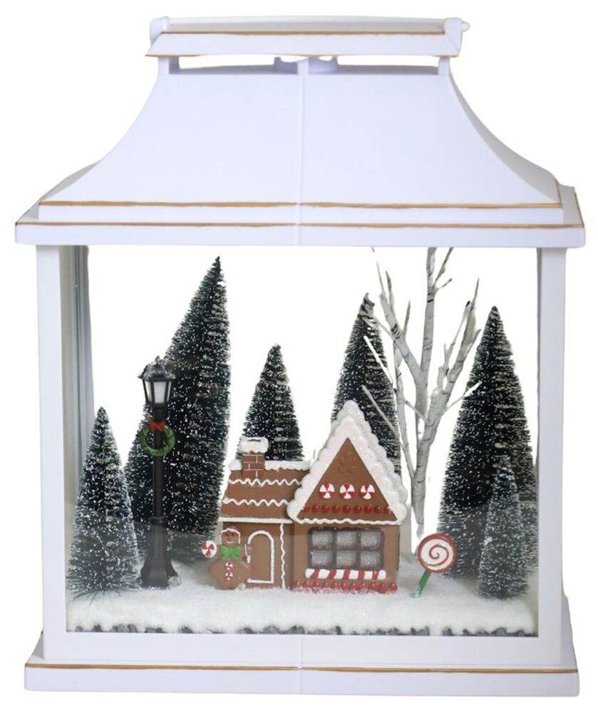 SELSEY Dekoracja świąteczna Qerred biała z oświetleniem LED