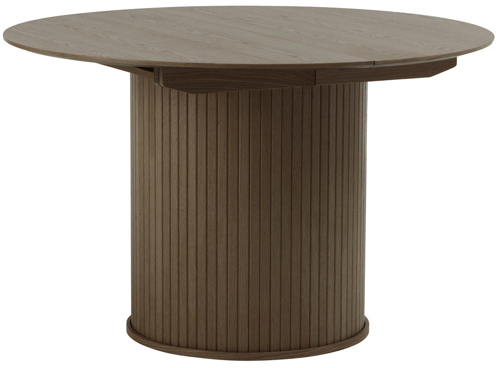 SELSEY Stół rozkładany Gativel 120-167 cm lamele dąb palony