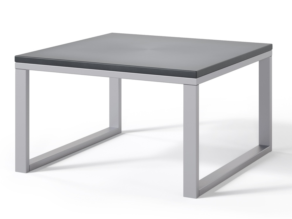 SELSEY Stolik ogrodowy Dywilly 60x60 cm beton/ szary stelaż