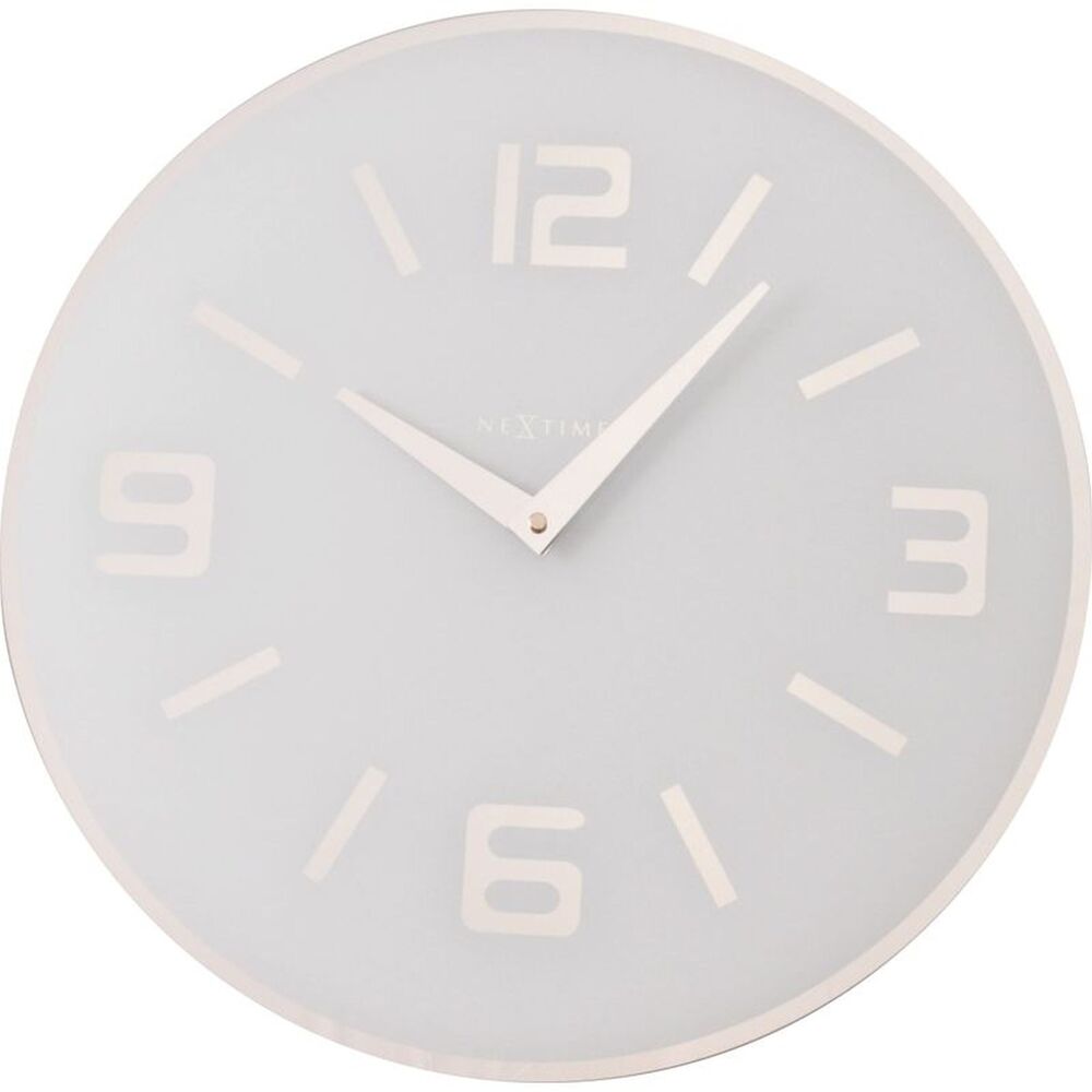 SELSEY Zegar ścienny Shuwan średnica 43 cm biały