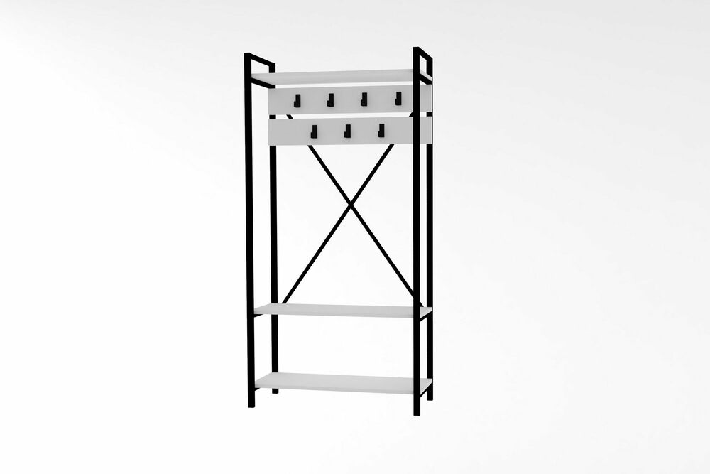 SELSEY Wieszak stojący Hablosit biały