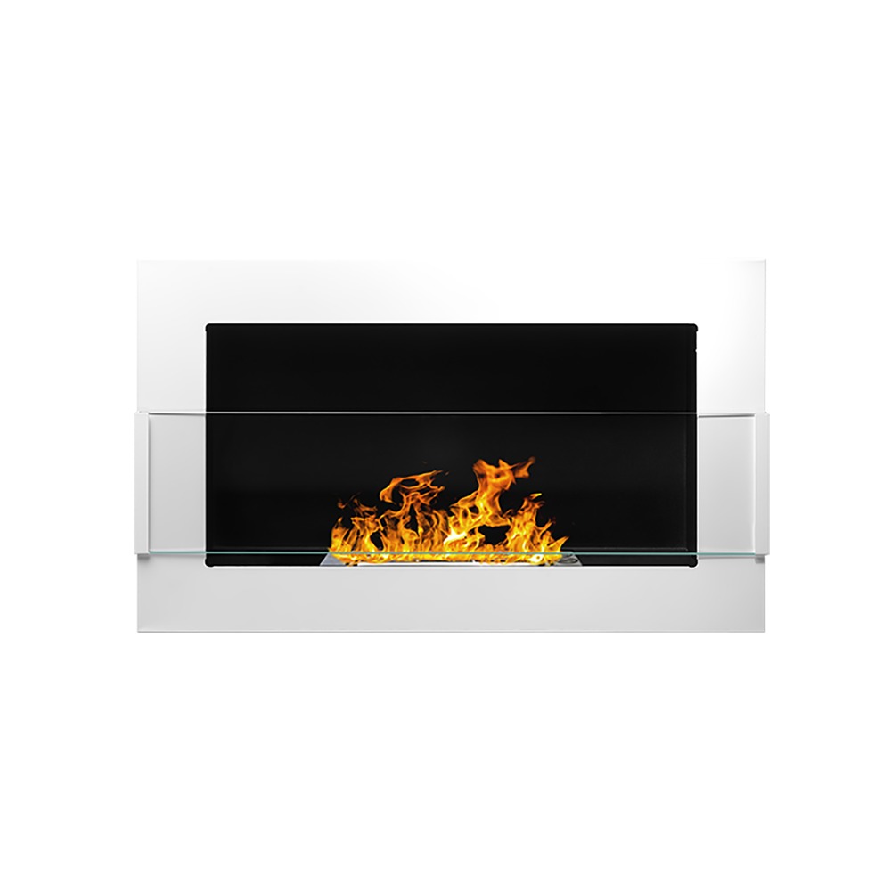 SELSEY Biokominek Astralis 65x40 cm z certyfikatem TÜV Biały połysk