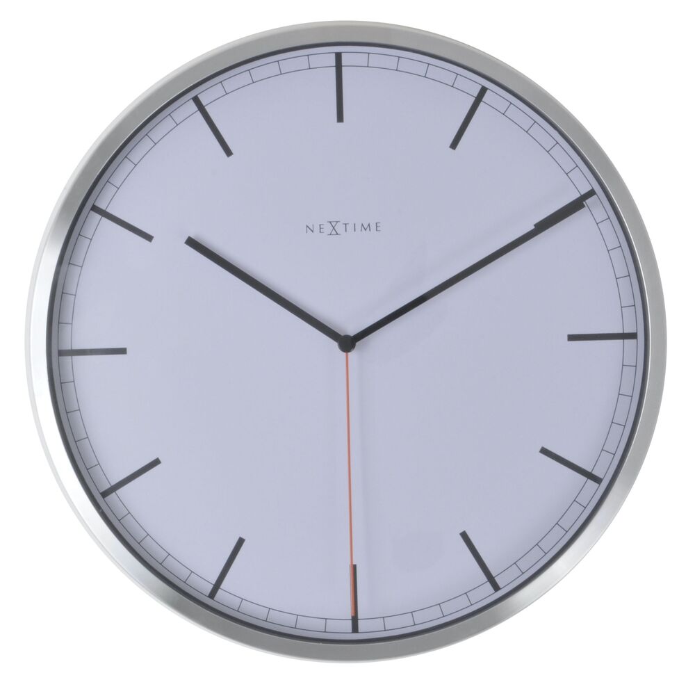 SELSEY Zegar ścienny Company 35 cm biały