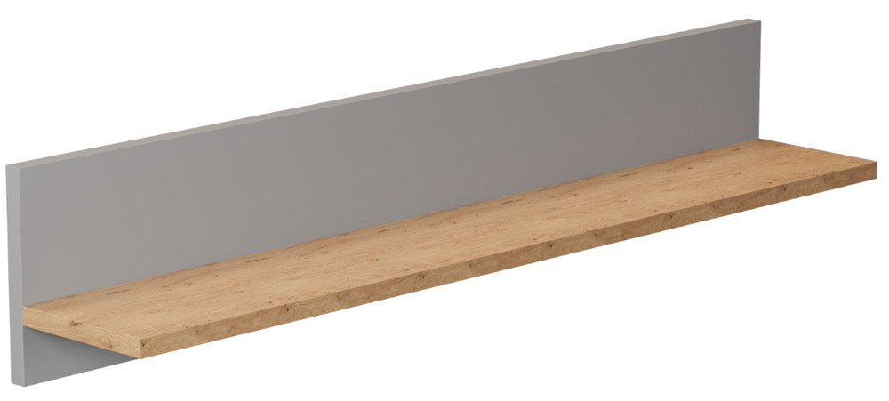 SELSEY Półka ścienna Sakena szara