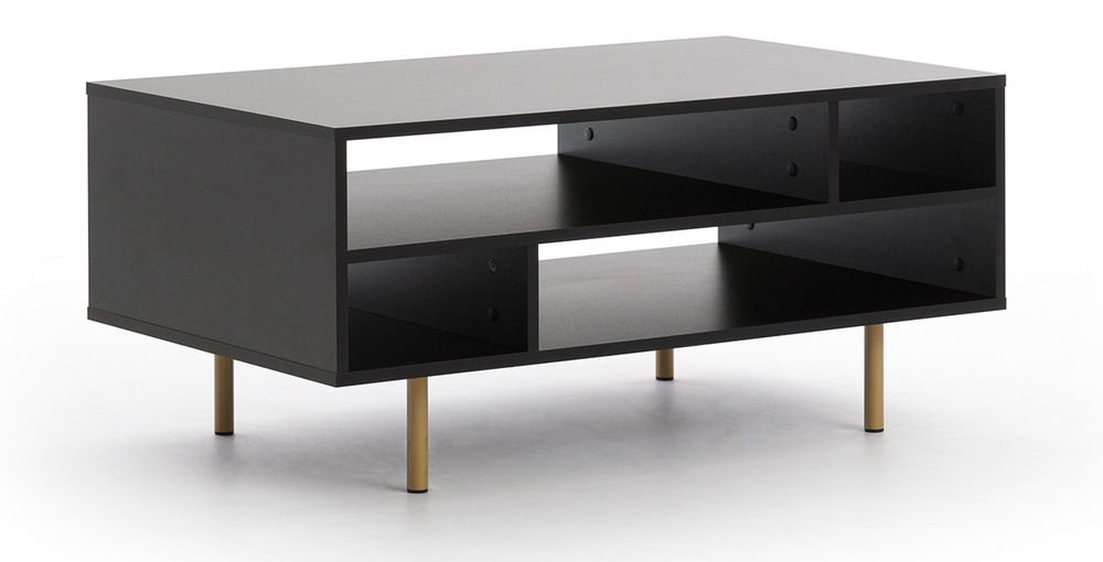 SELSEY Ława kawowa Klazby 100x60 cm czarny mat