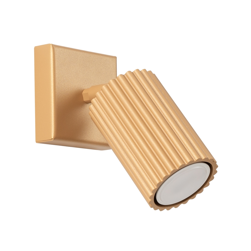 SELSEY Kinkiet Karbon 8 cm złoty