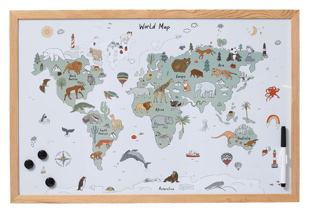 SELSEY Magnetyczna tablica do pisania Wirigan 60x40 cm