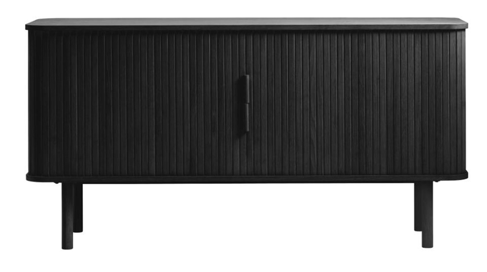 SELSEY Komoda Nezka lamele dąb czarny