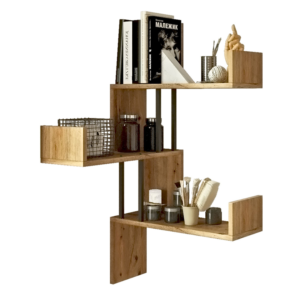 SELSEY Półka narożna Vigge 60 cm sosna atlantycka