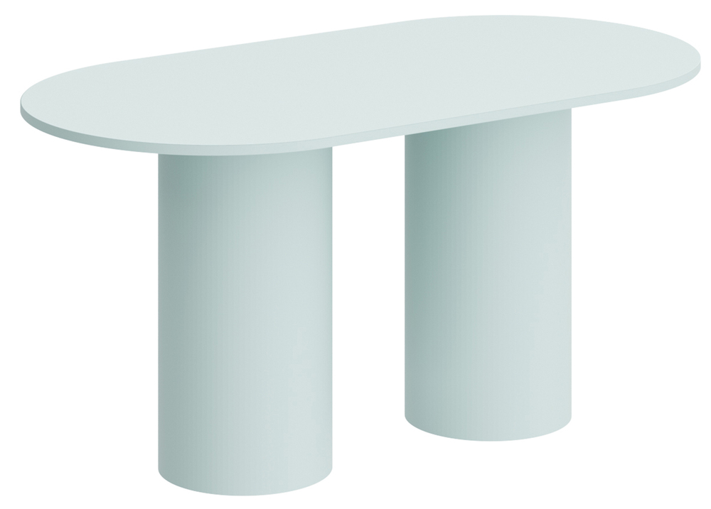 SELSEY Stół do jadalni Bituate 150x80 cm miętowy mat