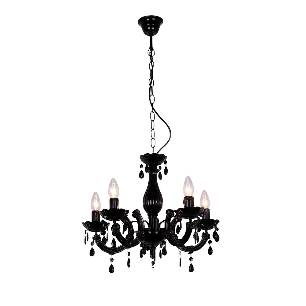 SELSEY Żyrandol Champ czarny