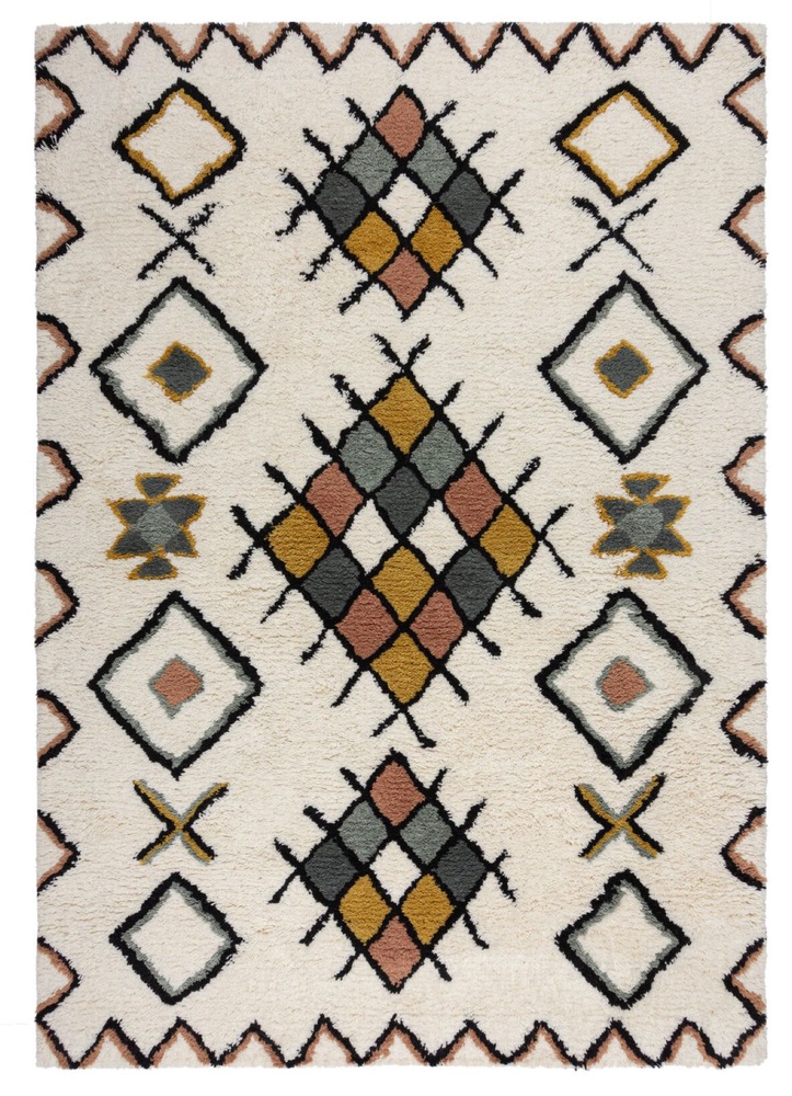 SELSEY Dywan wełniany Midar 230x160 cm wielokolorowy