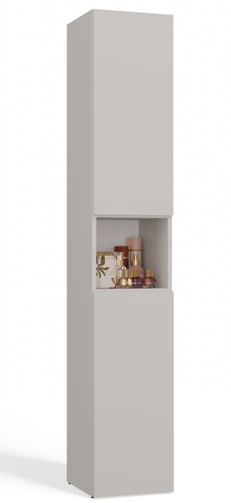 SELSEY Słupek łazienkowy Nel z wnęką 31 cm kaszmir