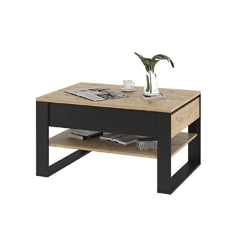 SELSEY Ława Quant 100x70 cm z dwiema szufladami