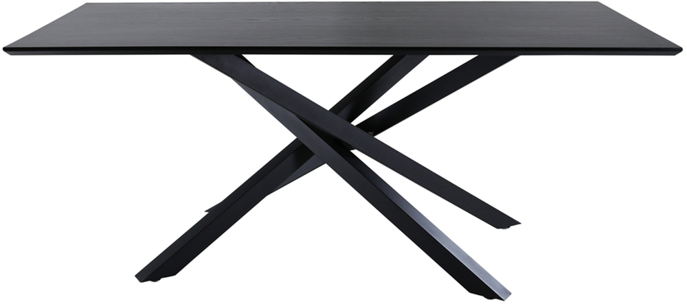SELSEY Stół do jadalni Tanize 90 x 180 cm dąb czarny