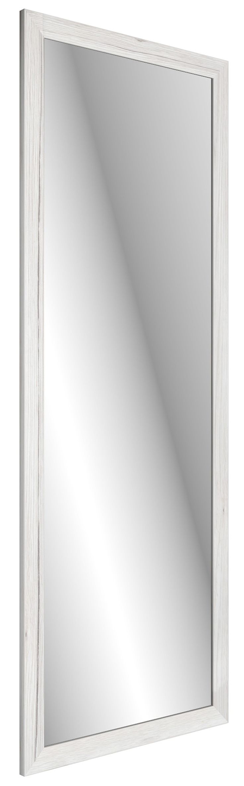 SELSEY Lustro ścienne Gahtion 127x47 cm białe drewno