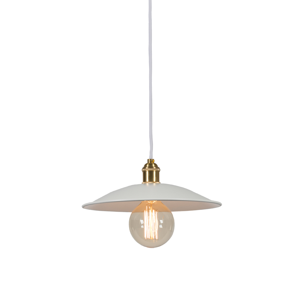 SELSEY Lampa wisząca Sigrun średnica 29 cm biała