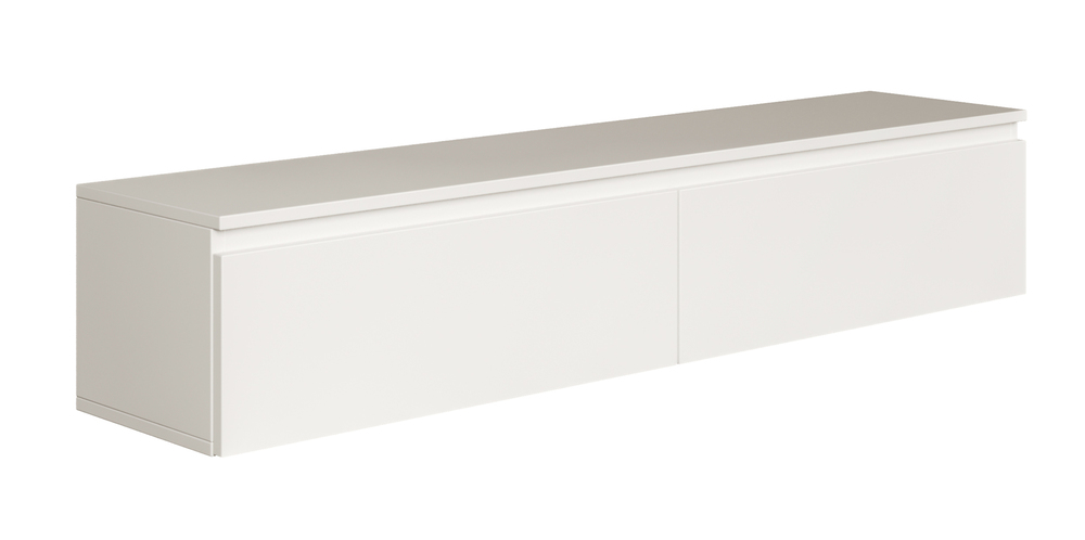 SELSEY Szafka RTV Bemmi wisząca 150 cm biały